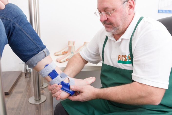 Fits Orthopädie Fußorthesen Anprobe Fits Orthopädie Fußorthesen Anprobe